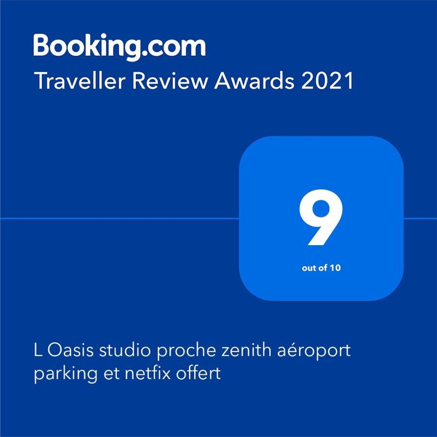 L Oasis Studio Proche Hopital Et Aeroport Piscine Parking &Netflix Toulouse Exterior foto